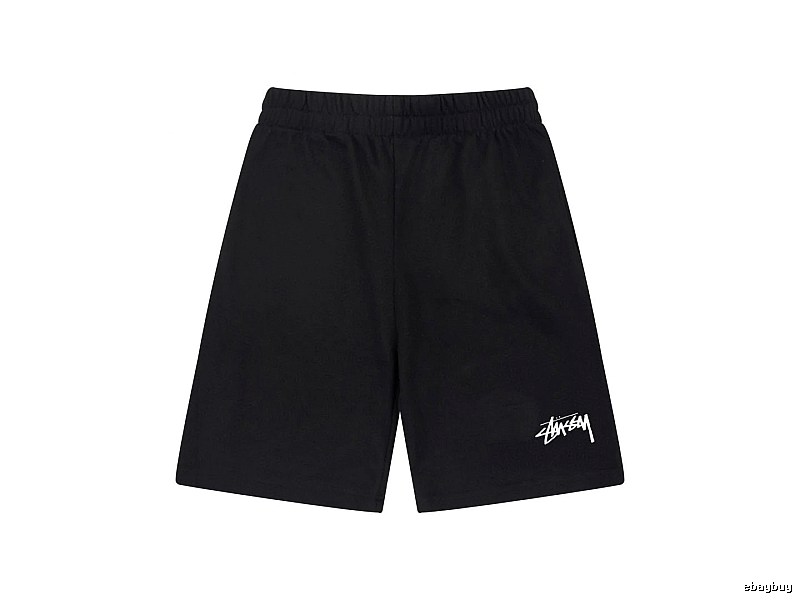 Stussy basic casual black shorts