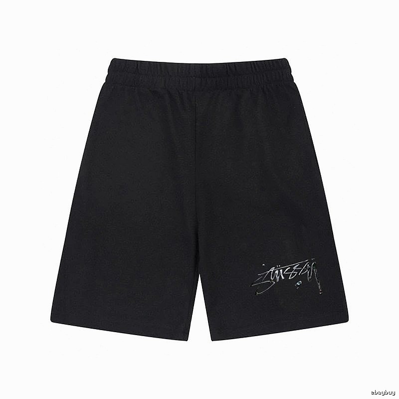 Stussy Basic Style Trendy Black Shorts