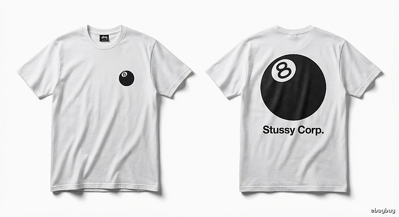 Stussy Billiards Series White T-shirt