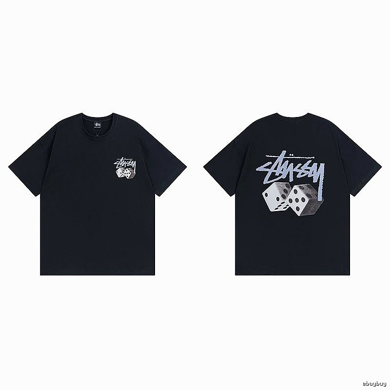 Stussy Black Spider Graphic T-Shirt Layered Outfit Logo