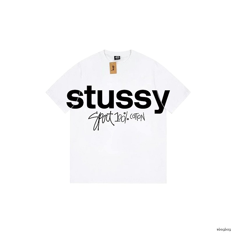 Stussy Gift Ready Graphic T-shirt Black White Stussy with Standout Detail
