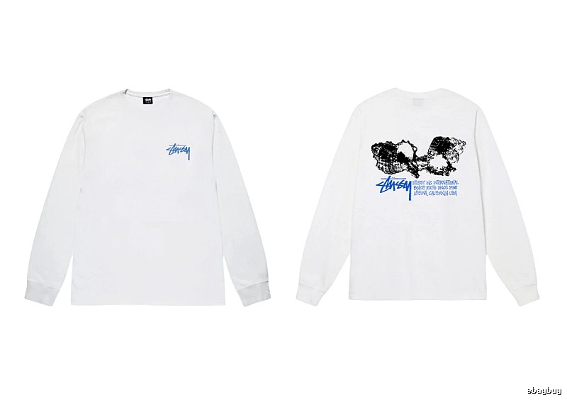 Stussy Graffiti Retro Style White T-shirt