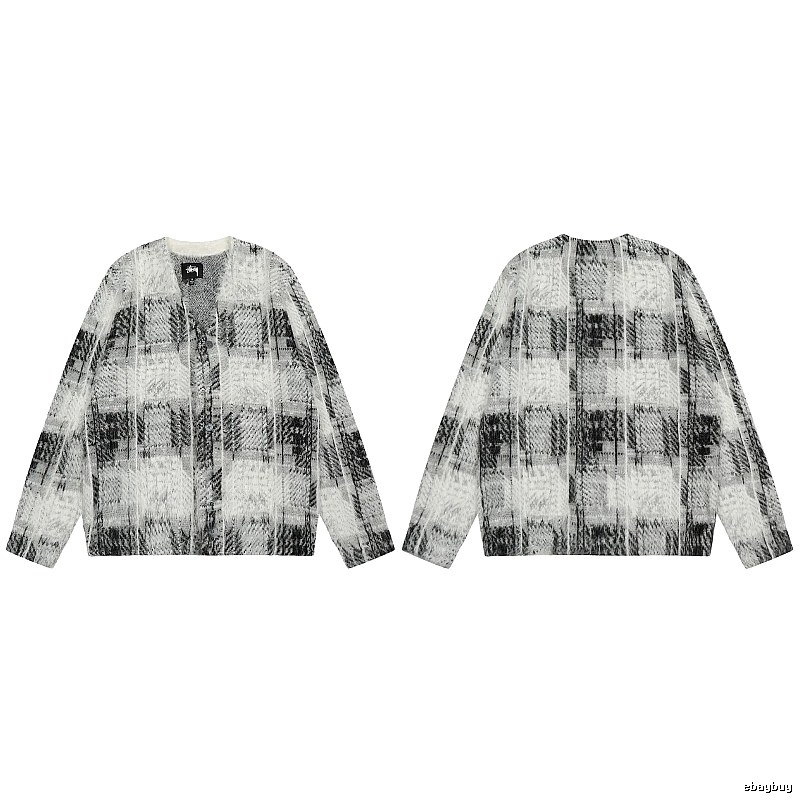 Stussy Gray Swirl Graphic SweatShirt Gift Ready