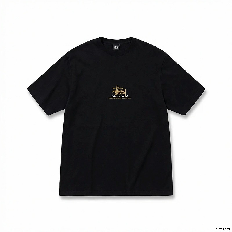 Stussy International Style Black T-shirt