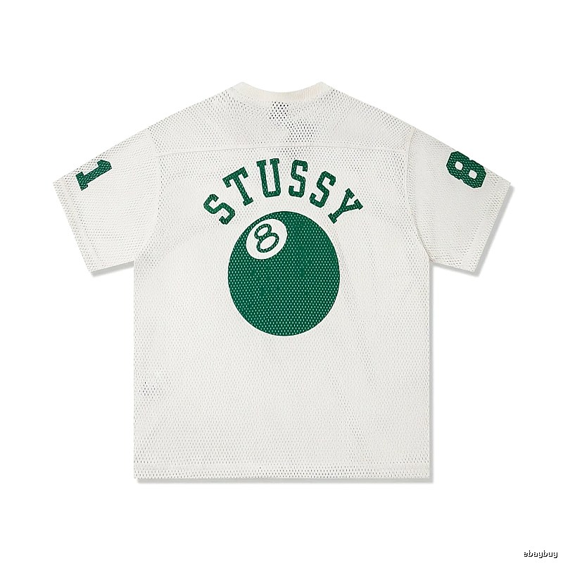 Stussy No.8 Ball White Trendy T-shirt