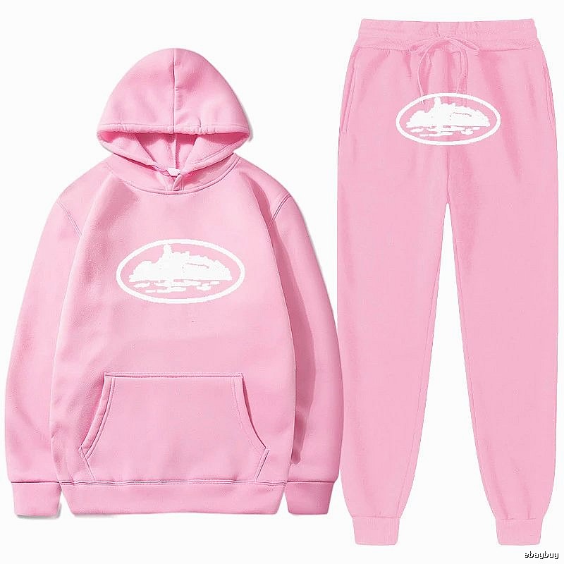 Stussy Pink Red Tracksuit Set Statement Graphic Logo