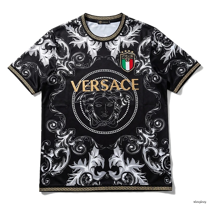 Stussy retro-style black-based T-shirt