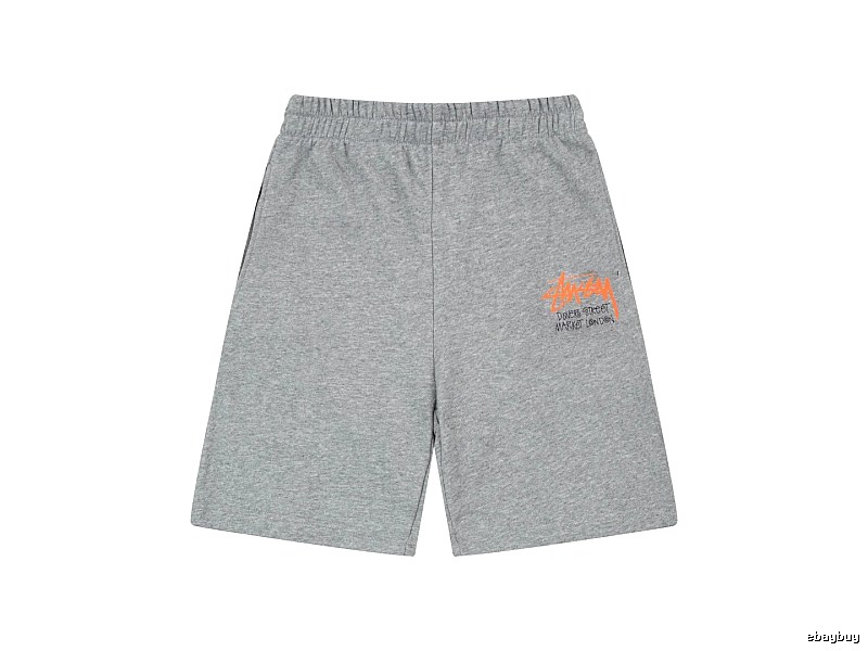 Stussy street-style grey shorts