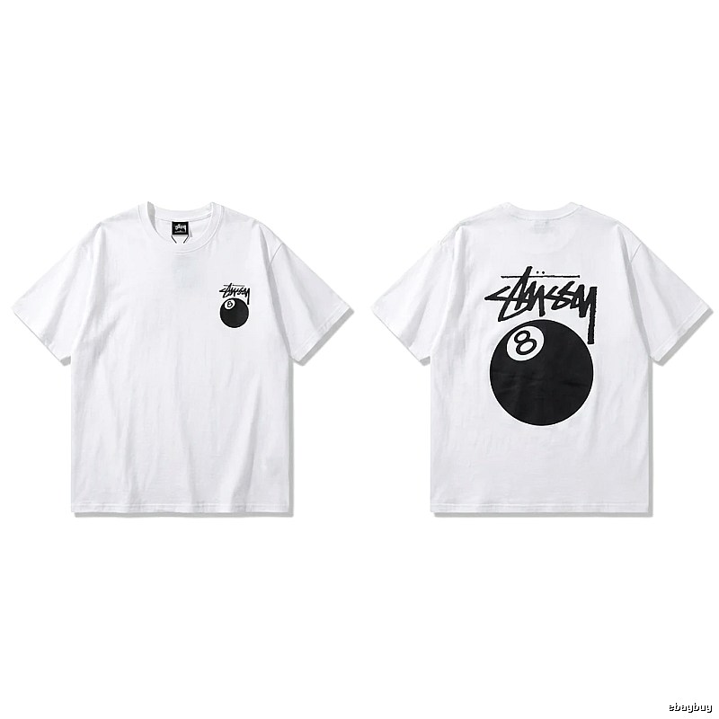 Stussy trendy style white T-shirt