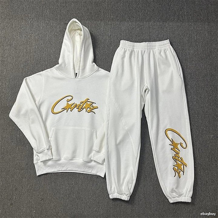 Stussy White Tracksuit Set Poolside Style Logo