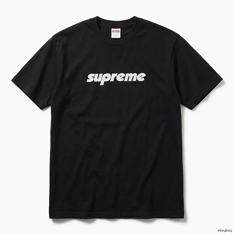 Supreme basic black T-shirt