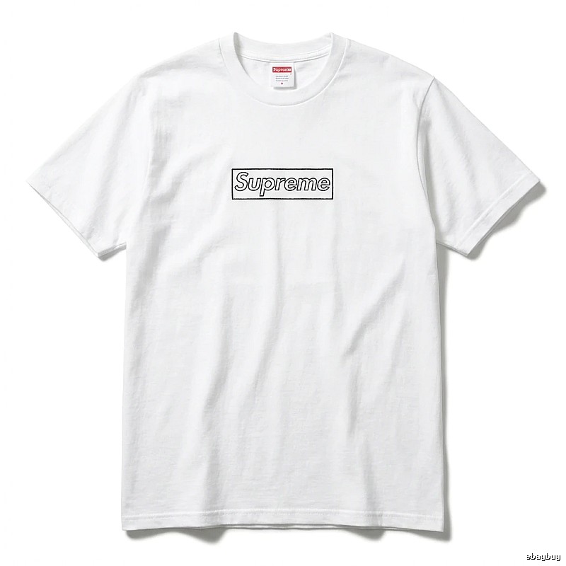 Supreme Basic Simple White T-shirt