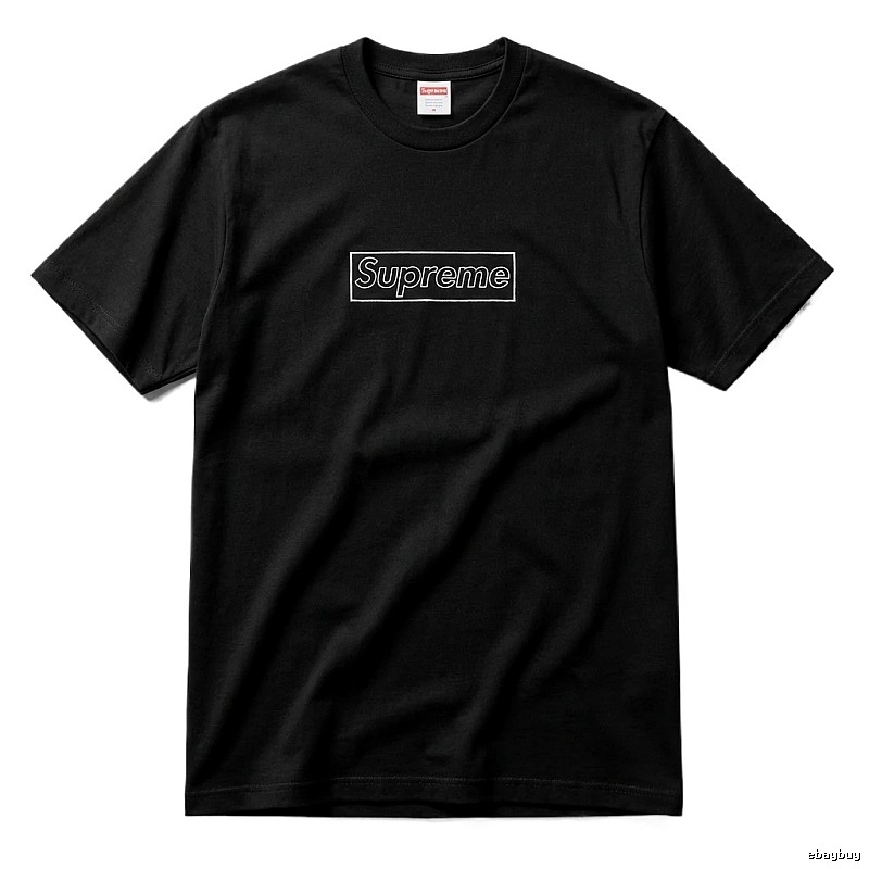 Supreme Basic Style Simple Black T-shirt