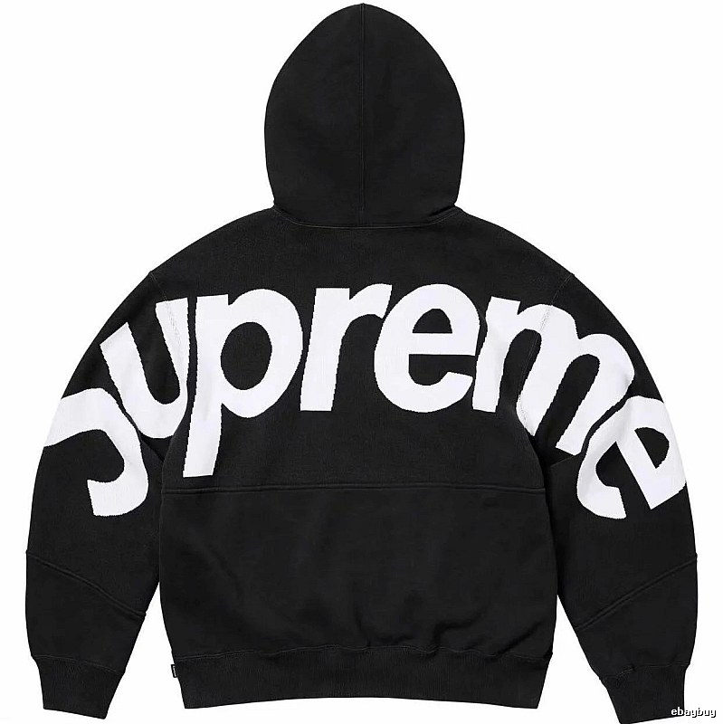 Supreme Casual Logo hoodie Gray Red Oversized for Streetwear Looks