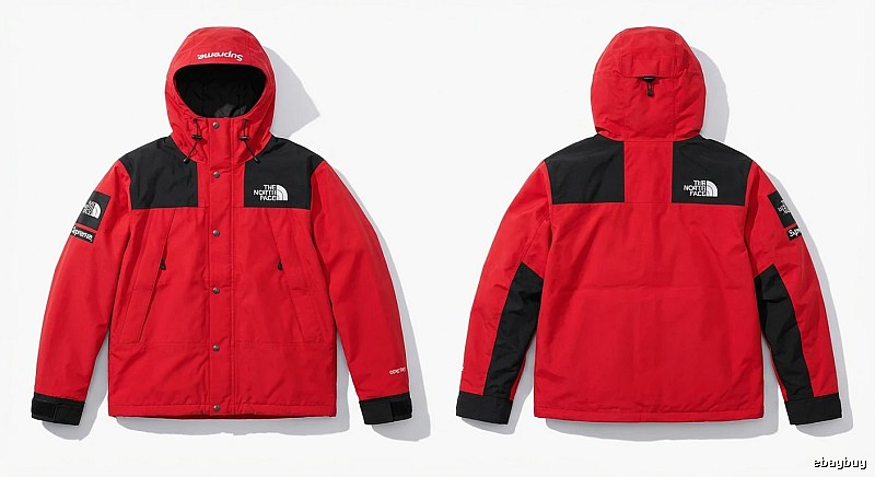 Supreme co-branded red windbreaker