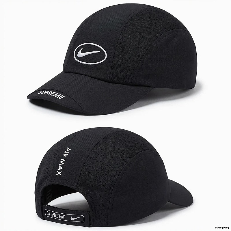 Supreme Co-branded Sporty Black Hat