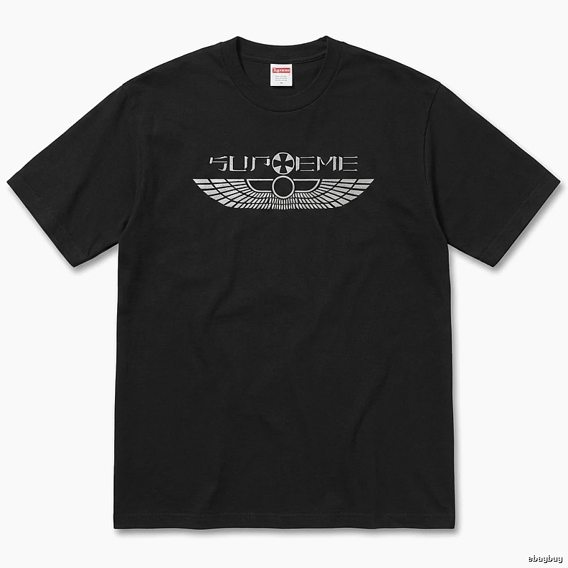 Supreme Flight Series Trendy Cool Black T-shirt