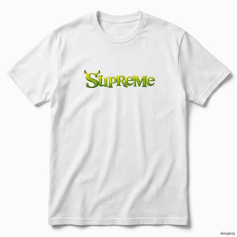 Supreme Fluorescent Green Trendy T-shirt