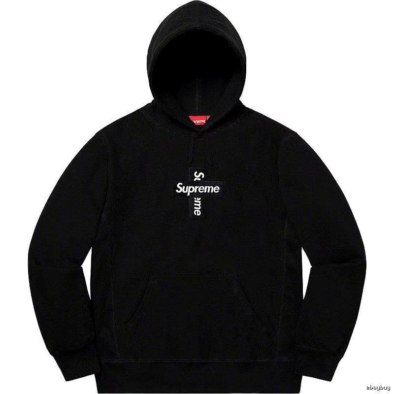 Supreme Lightweight Logo hoodie Gray Red Oversized for Trend Styling