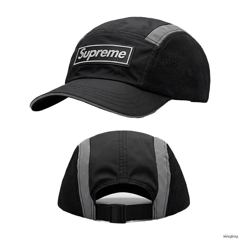 Supreme sporty black and grey hat