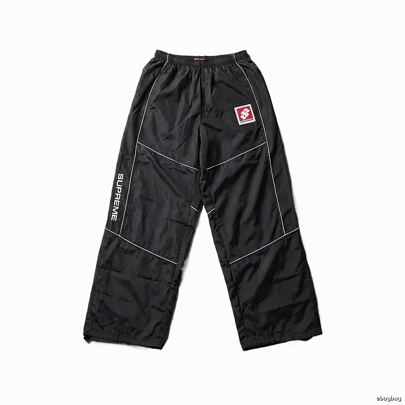 SUPREME sporty black long trousers