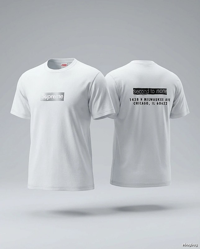 Supreme trendy and cool style white T-shirt