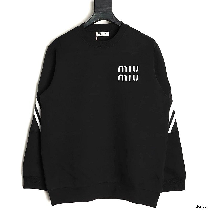 Sweatshirt by Miu Miu with Black Sweatshirt with White Miu