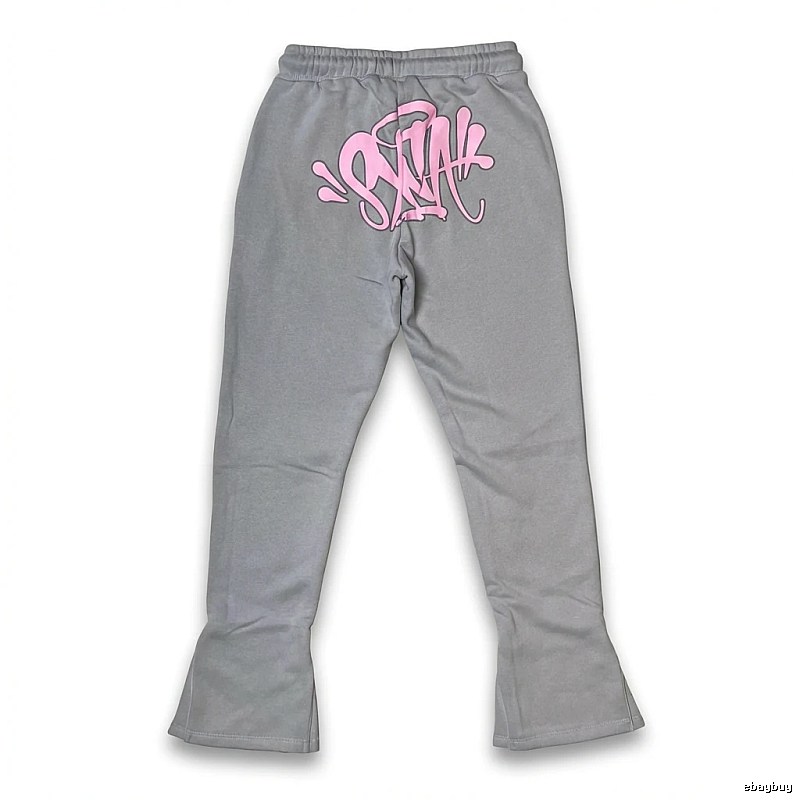 SynaWorld Graffiti Style Grey Sweatpants