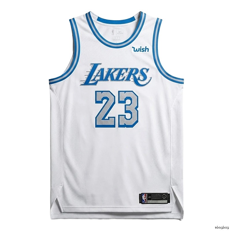 The No. 23 white jersey of the LBJ Lakers.
