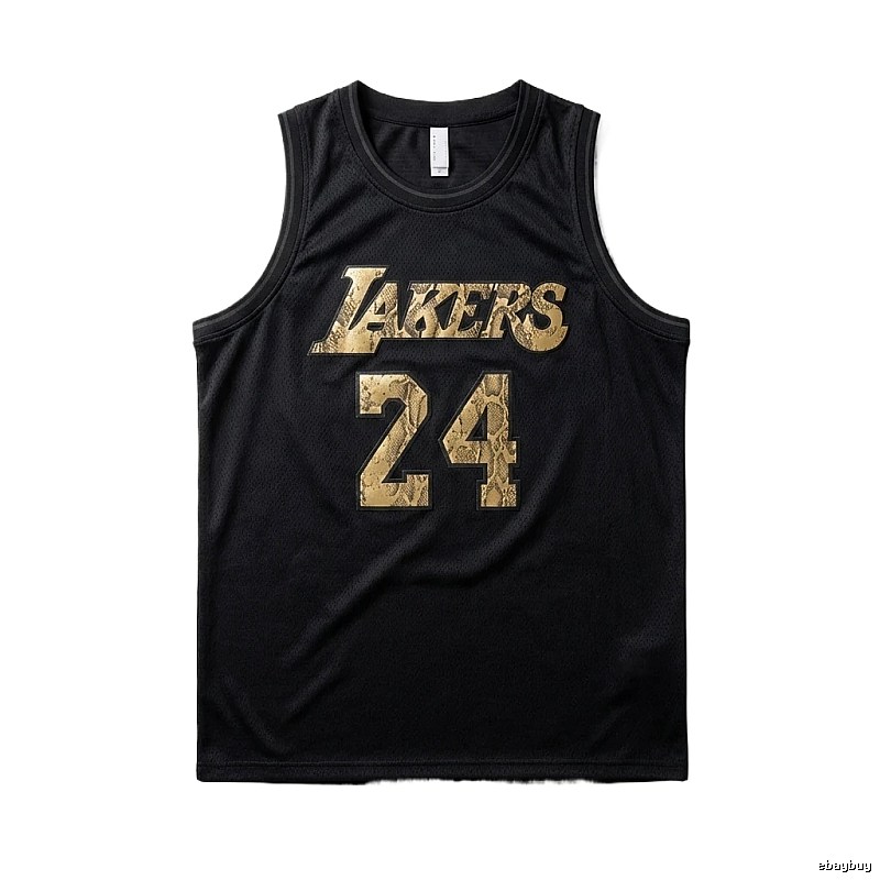 The No. 24 black vest of the Los Angeles Lakers