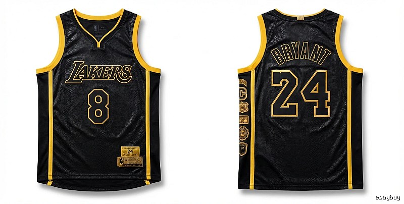 The No. 24 jersey of Kobe Bryant of the Los Angeles Lakers.