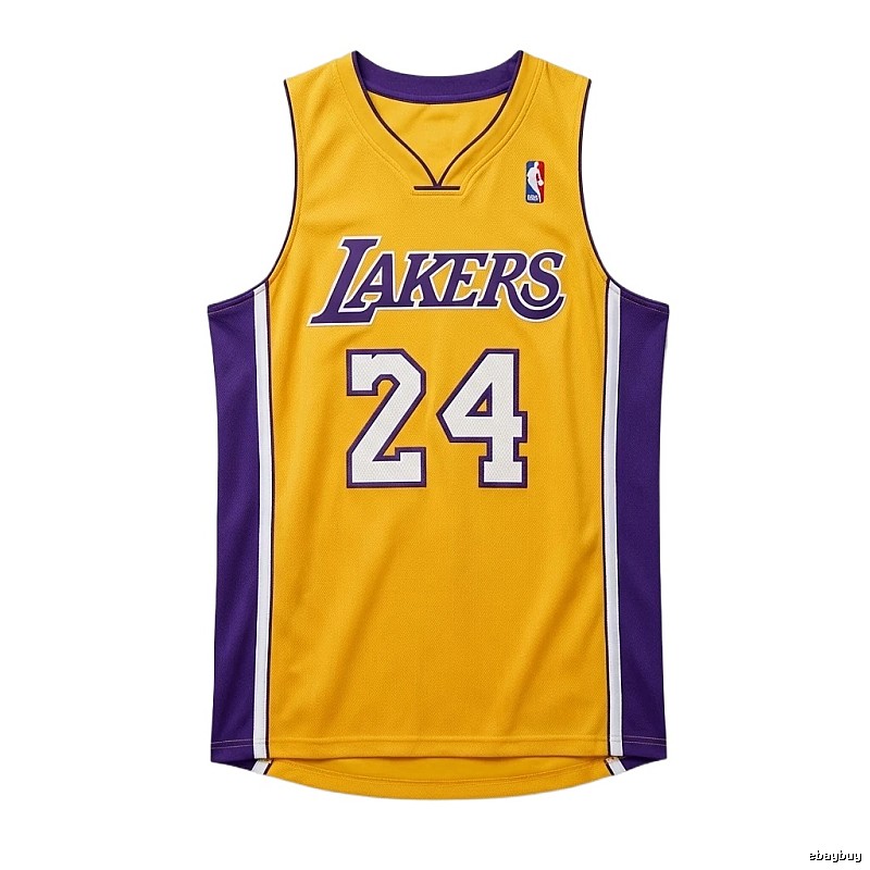 The No. 24 yellow jersey of the Los Angeles Lakers.