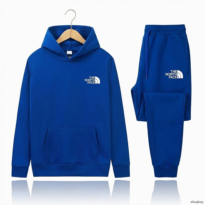 The North Face simple-style blue suit.