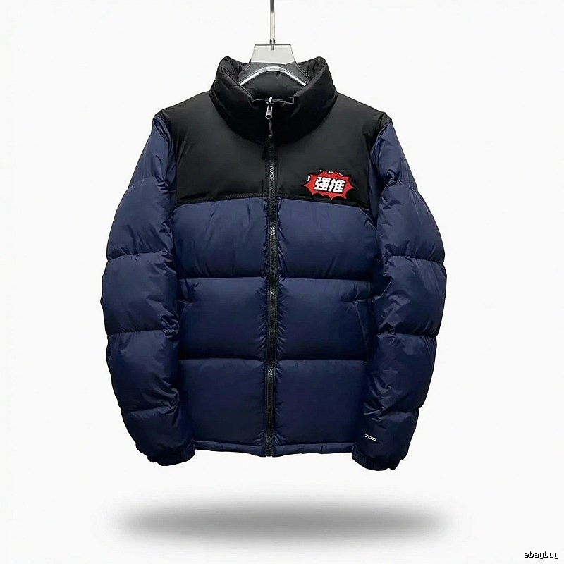 The North Face trendy and cool navy blue down jacket.