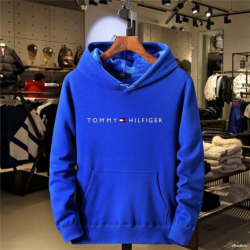 Tommy Hilfiger Royal Blue Logo Hoodie Gift Ready