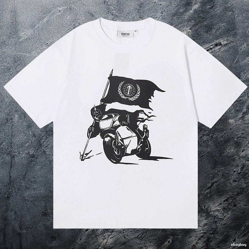 Trapstar Gift Ready Keys graphic T-shirt Black White Key with Standout Detail