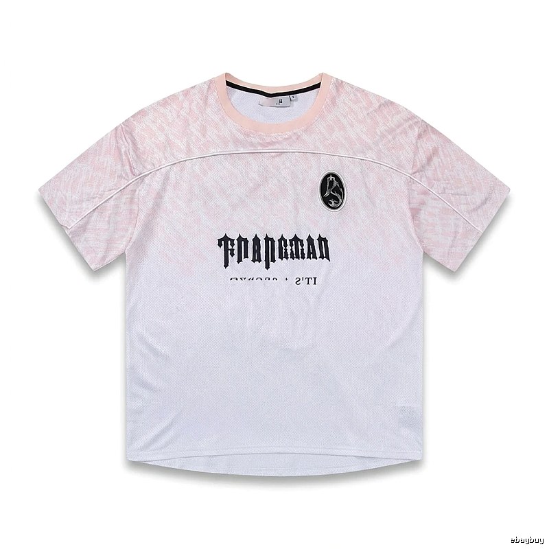 Trapstar Gradient Style Pink and White T-shirt