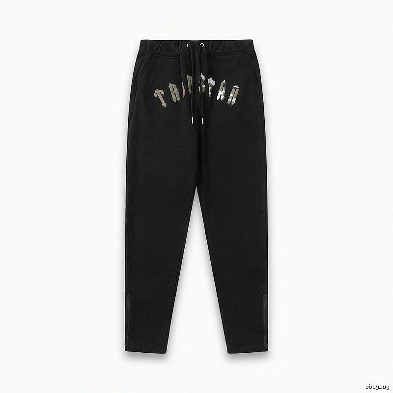 Trapstar Letter Style Black Sweatpants