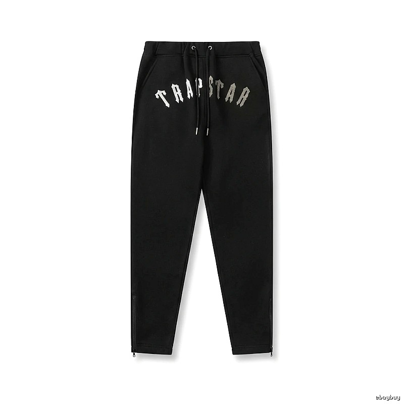 Trapstar Letter Trendy Cool Style Black Pants