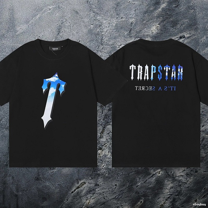Trapstar Logo Detail Keys graphic T-shirt Black White Key with Functional Detail