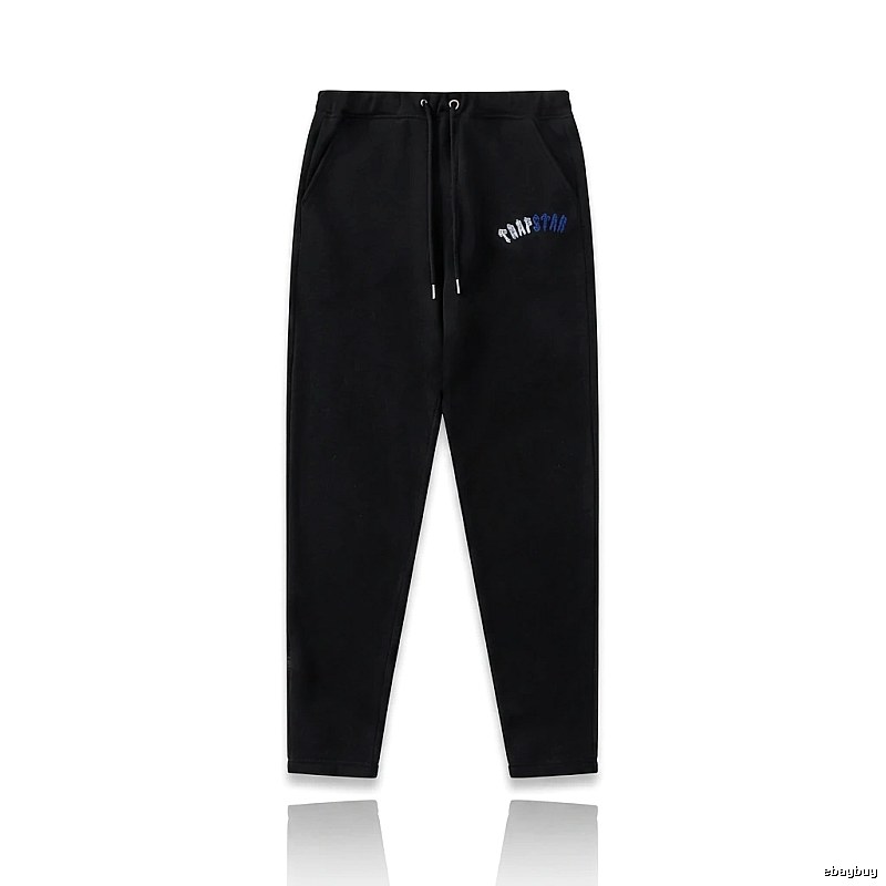 Trapstar minimalist style black sweatpants