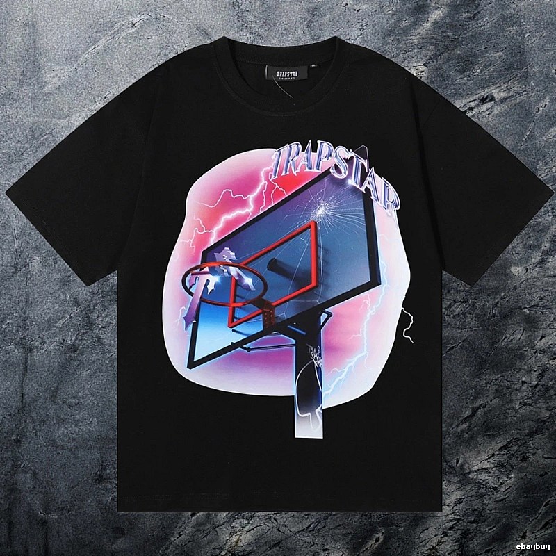 Trapstar Monogram Keys graphic T-shirt Black White Key for Layered Styling