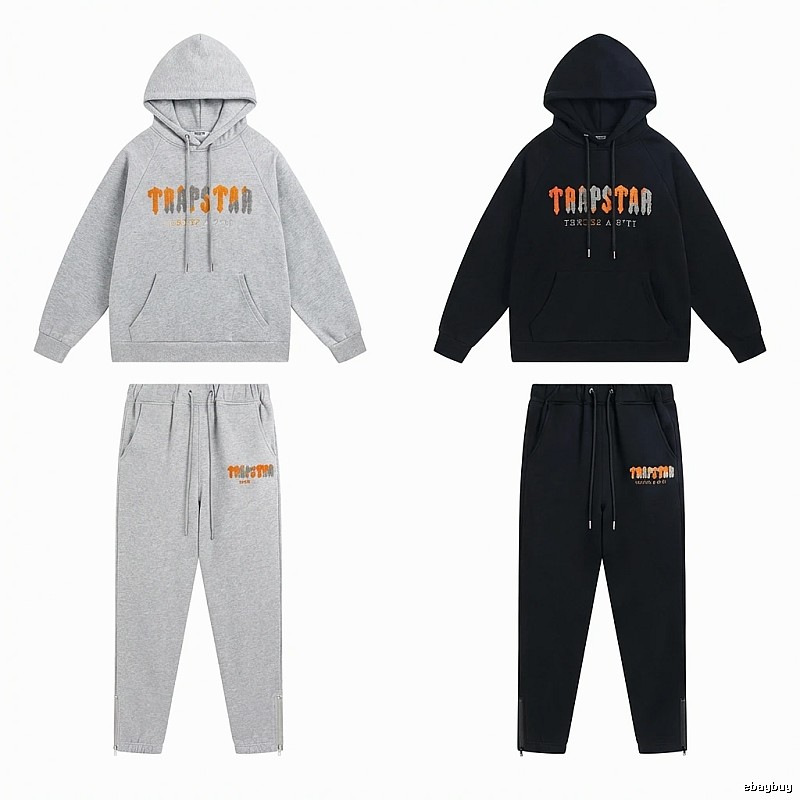 Trapstar Printed Streetwear Set (Grey/Black)