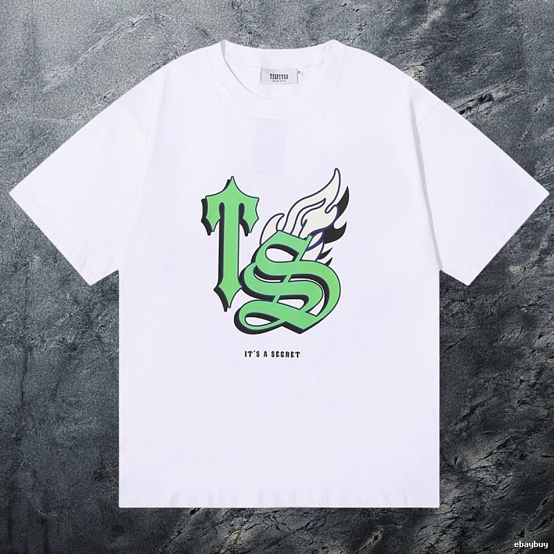 Trapstar Relaxed Keys graphic T-shirt Black White Key with Designer-Inspired Detail