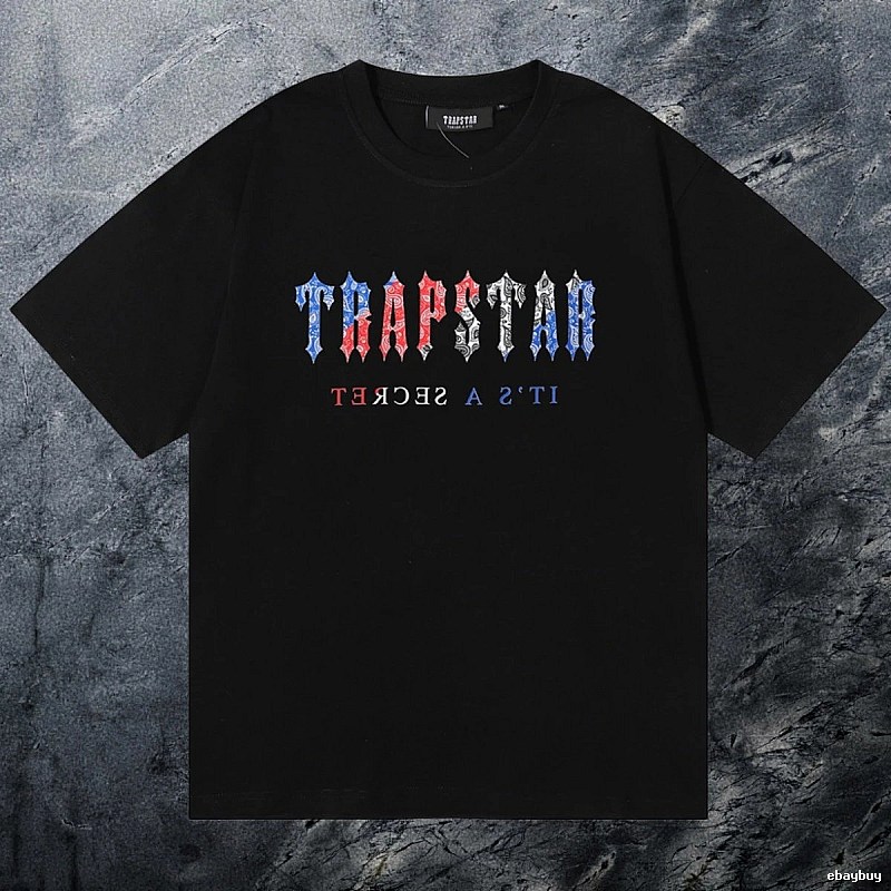 Trapstar Travel Keys graphic T-shirt Black White Key with Soft Visual Tone