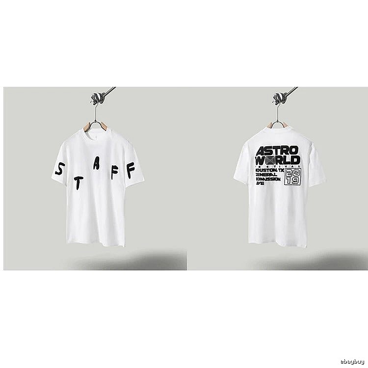 Travis Scott AstroWorld Street Style White T-Shirt