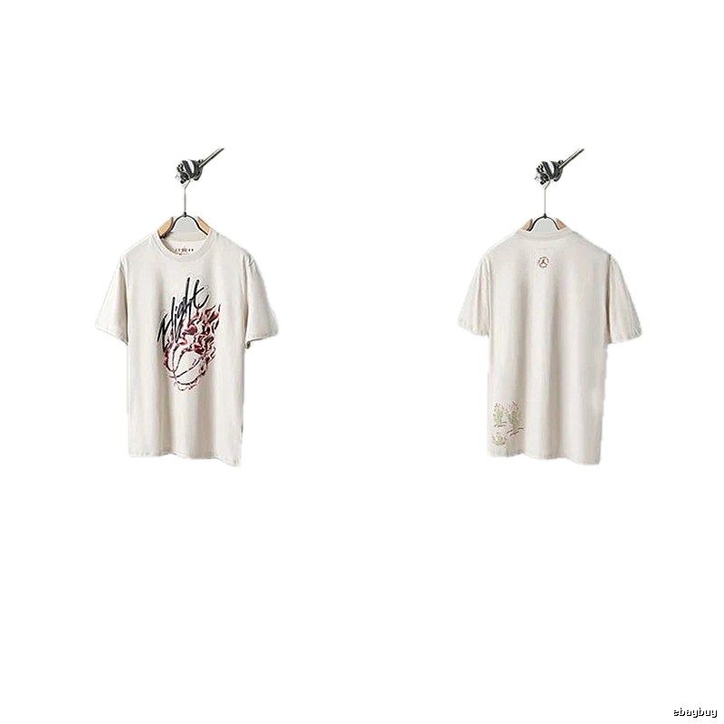 Travis Scott Cactus Co-branded Street-style Off-white T-shirt