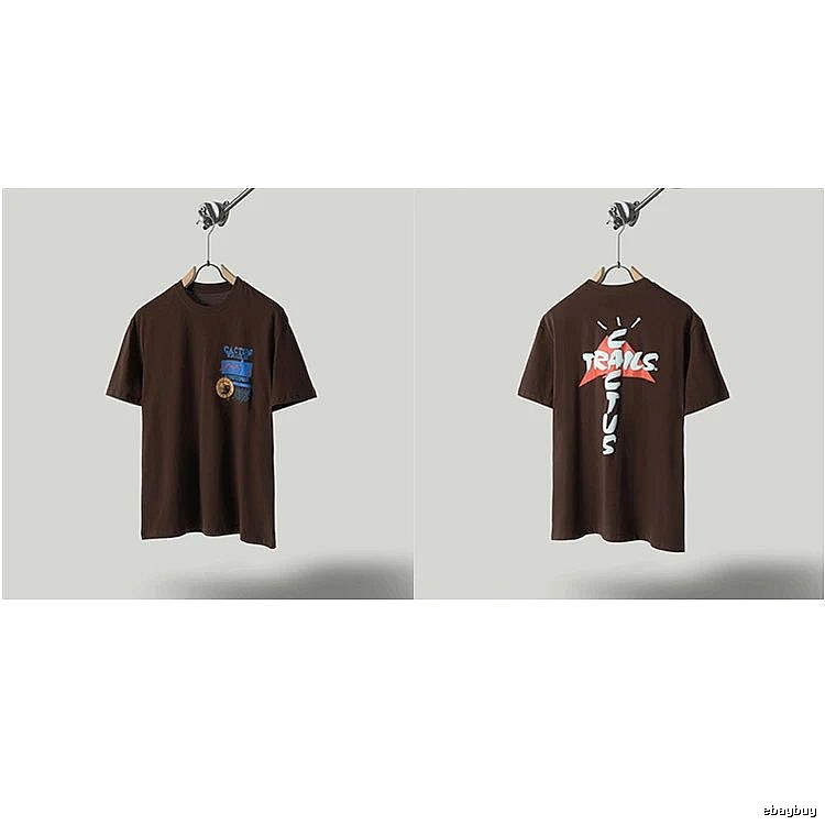 Travis Scott Cactus Graffiti Brown T-Shirt