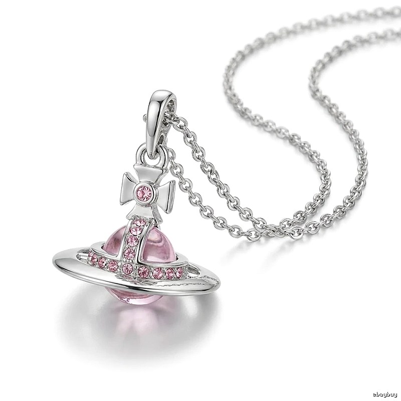 Vivienne Westwood Saturn series silver necklace