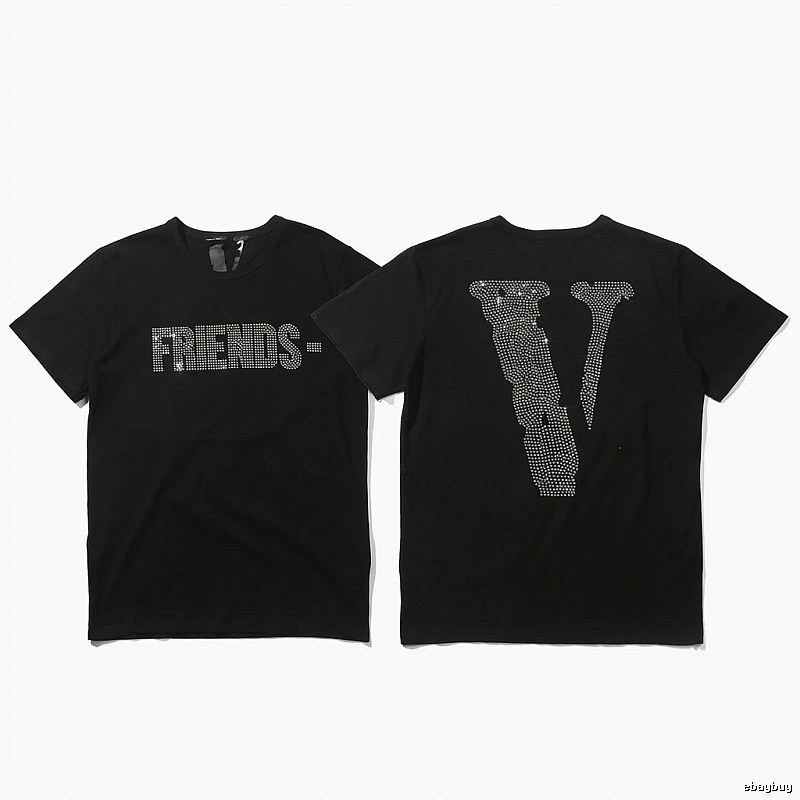 Vlone Friends Trendy and Cool Black T-shirt